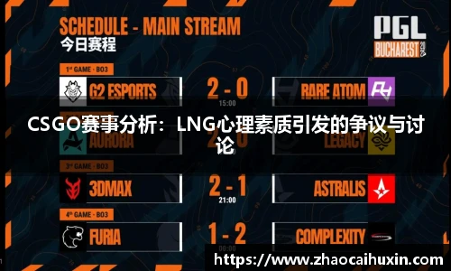 雷火竞技CSGO赛事分析：LNG心理素质引发的争议与讨论